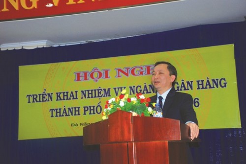 Phó Thống đốc Đào Minh Tú phát biểu chỉ đạo hội nghị