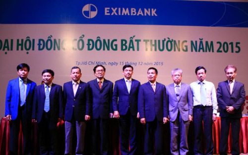 Hội đồng Quản trị Eximbank nhiệm kỳ 2015 - 2020.