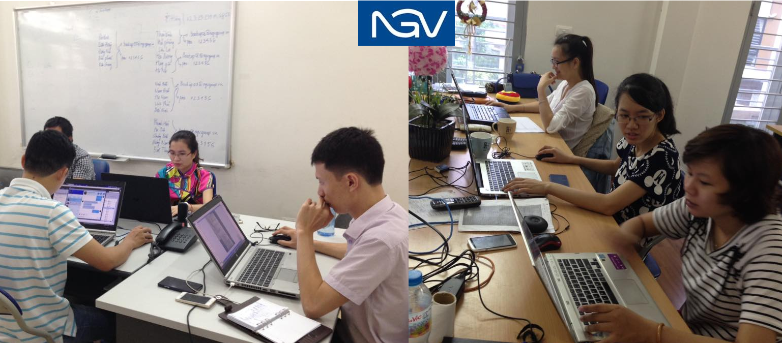 Nhan viên NGV làm việc thêm giờ cho sản phẩm báo cáo thống kê mới