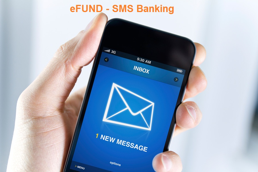 sms banking trên phần mềm eFUND