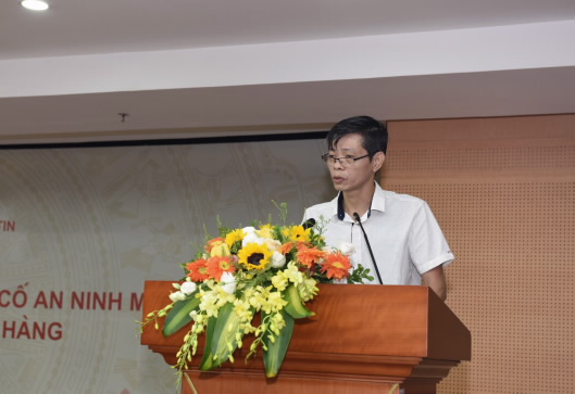 Ông Phạm Hồng Sơn - Phó Viện trưởng Viện 10, Bộ Tư lệnh 86 phát biểu tại buổi diễn tập