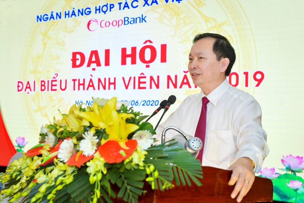 Phó Thống đốc Thường trực NHNN Đào Minh Tú phát biểu chỉ đạo Đại hội