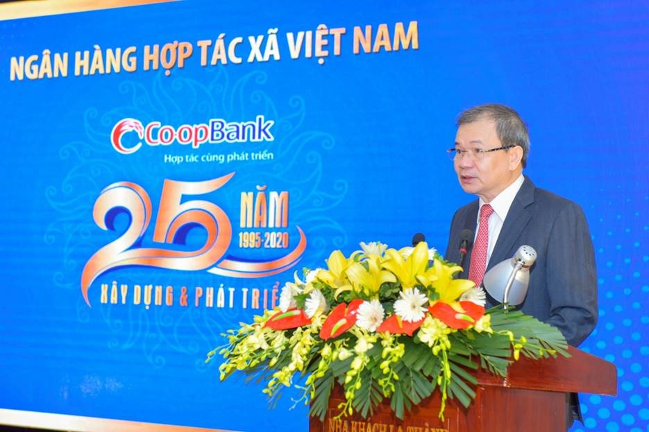 Tổng Giám đốc NHHT Đỗ Mạnh Hùng phát biểu tại Đại hội