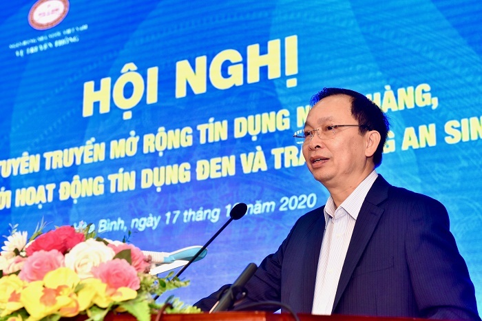 Phó Thống đốc Đào Minh Tú phát biểu tại hội nghị