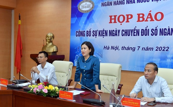 Ngành ngân hàng công bố về kế hoạch chuyển đổi số.
